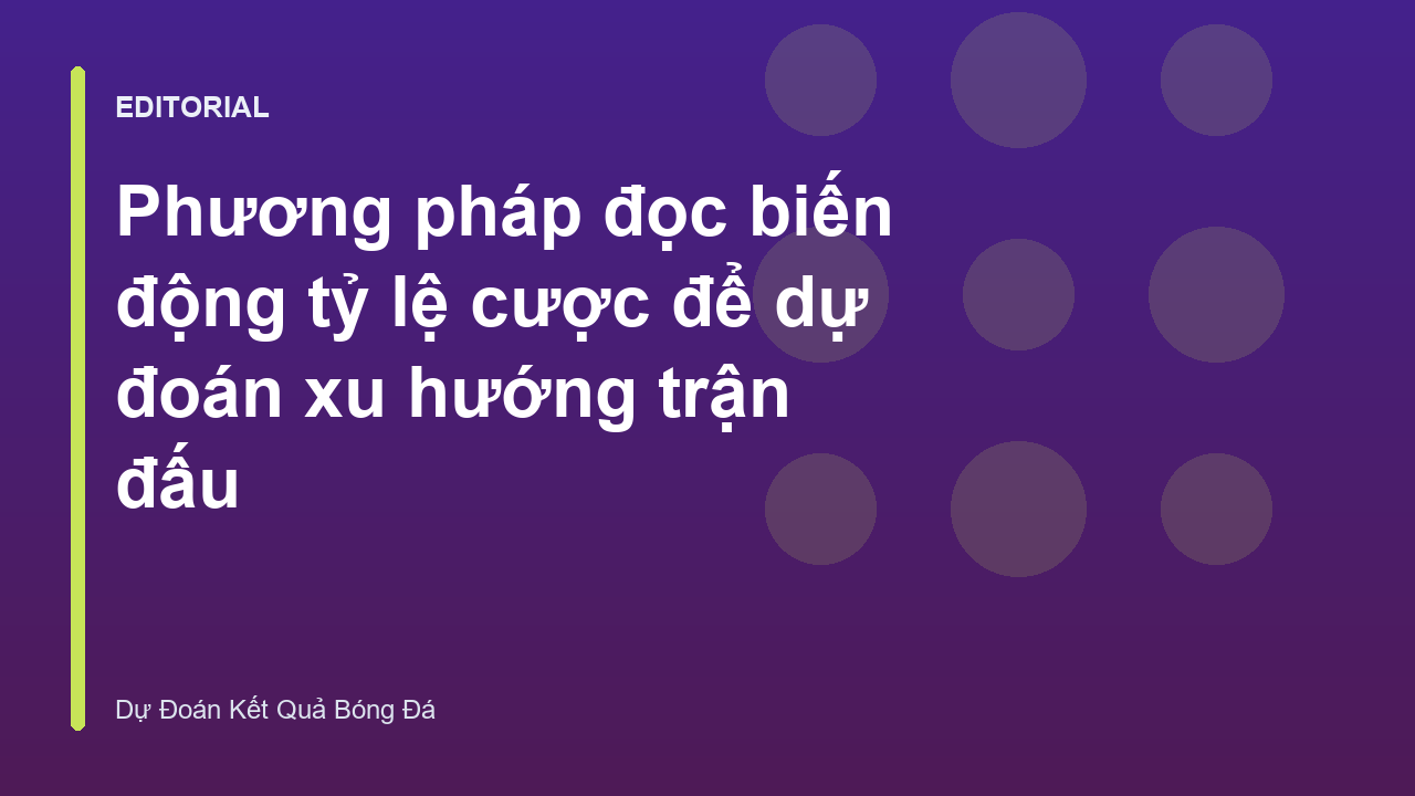 Biểu đồ minh họa biến động tỷ lệ cược trong bóng đá